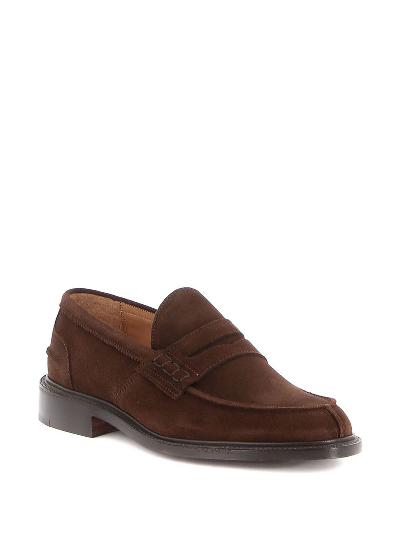 Tricker's suede loafers outlook