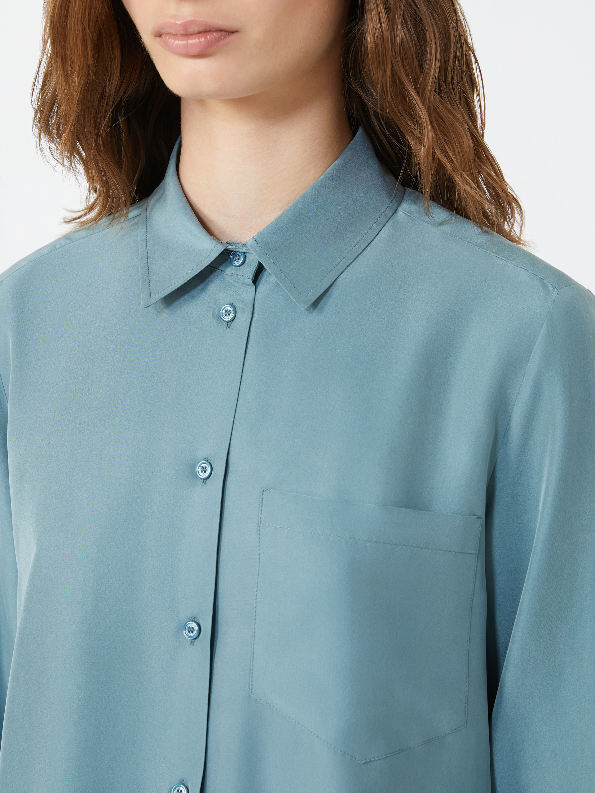 PAMIR Washed silk shirt - 6