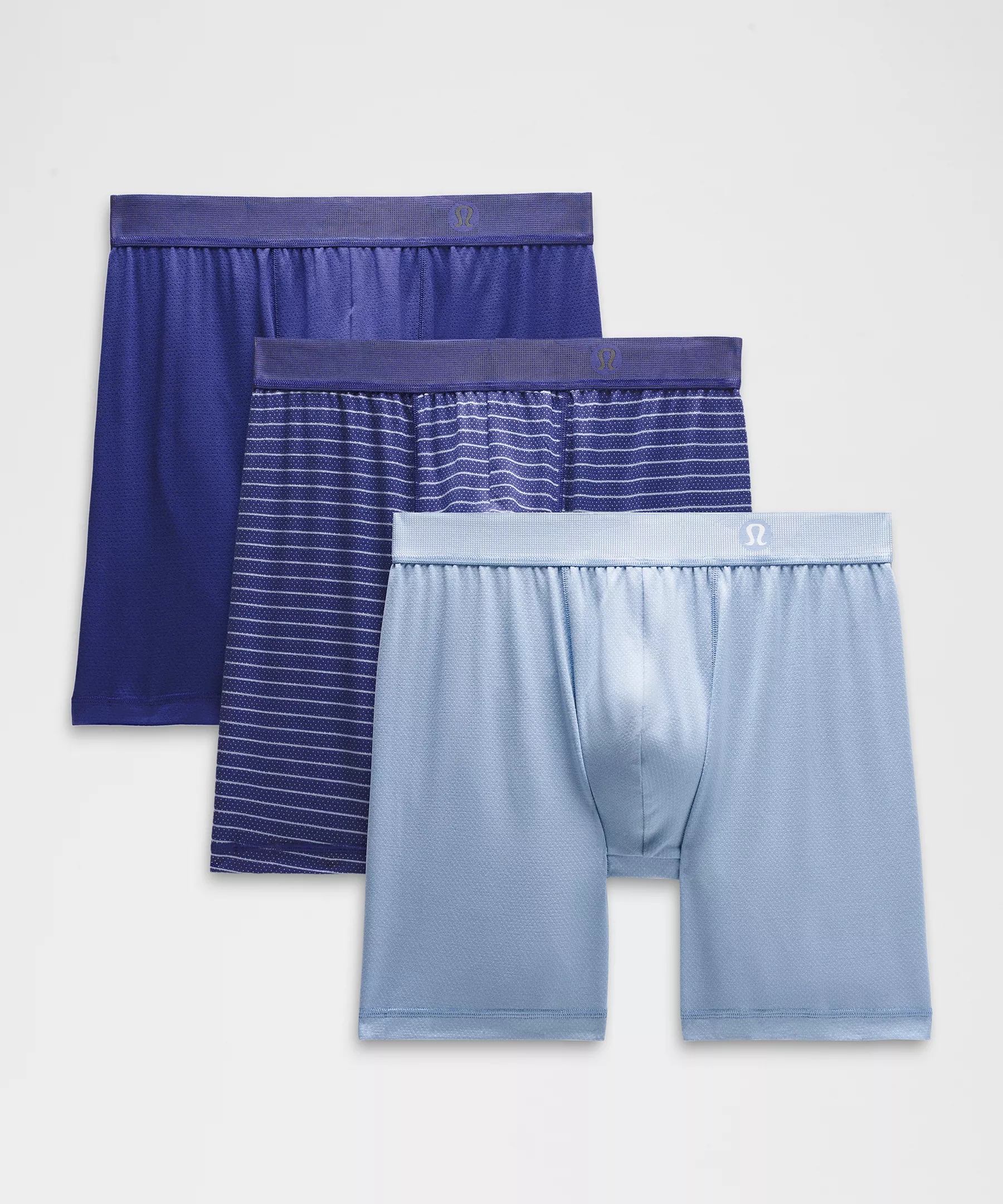 Always In Motion Long Mesh Boxer 7" *3 Pack - 1
