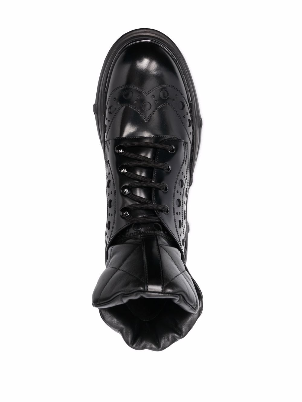 brogue-style boots - 4