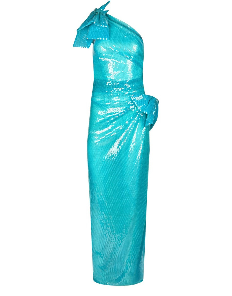 Asymmetric sequin dress 1
