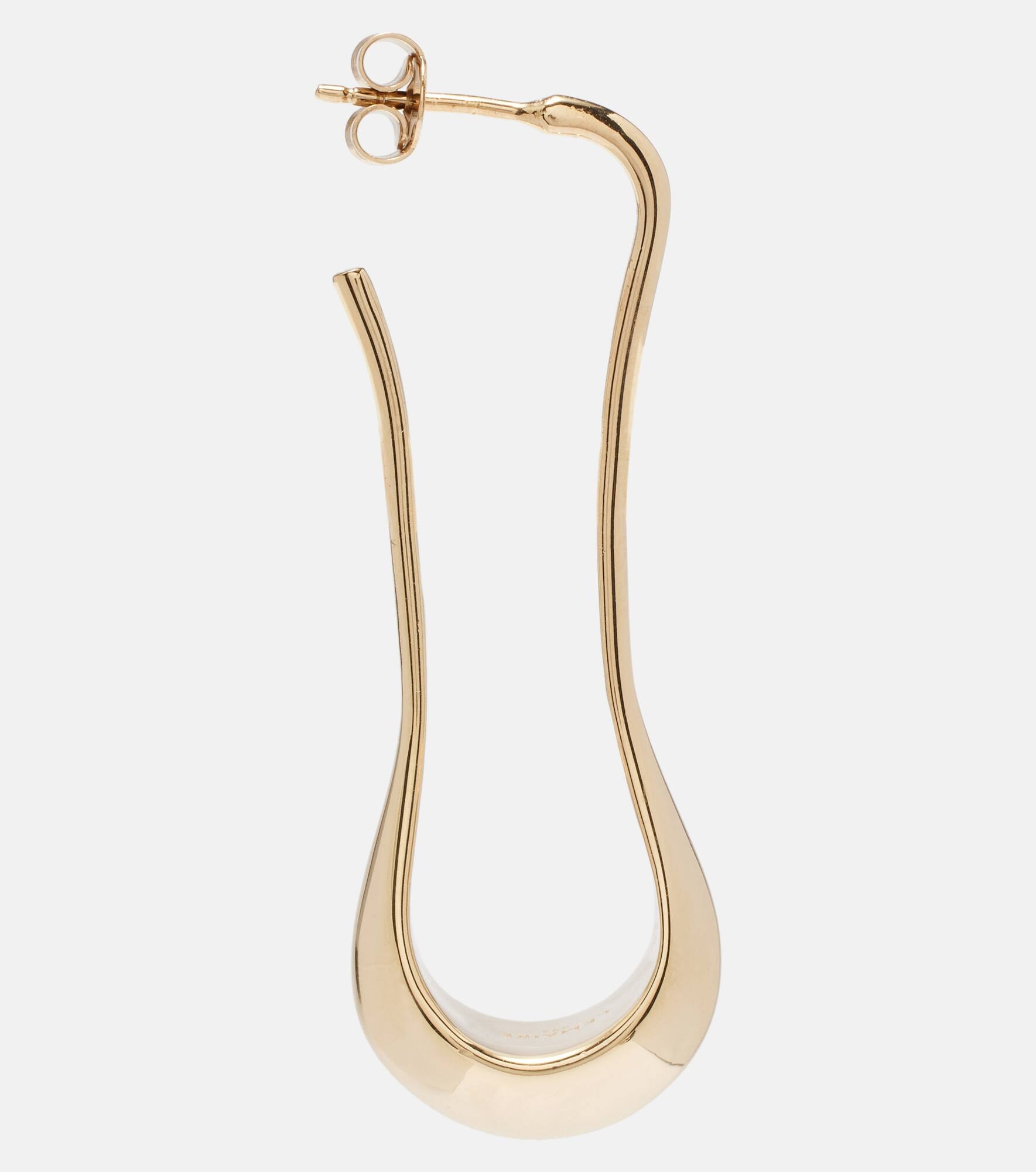 Drop gold-plated earrings - 2