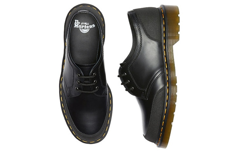 Dr. Martens Dr. Martens 1461 Guard Panel Leather Shoes 'Black' 27465001 outlook