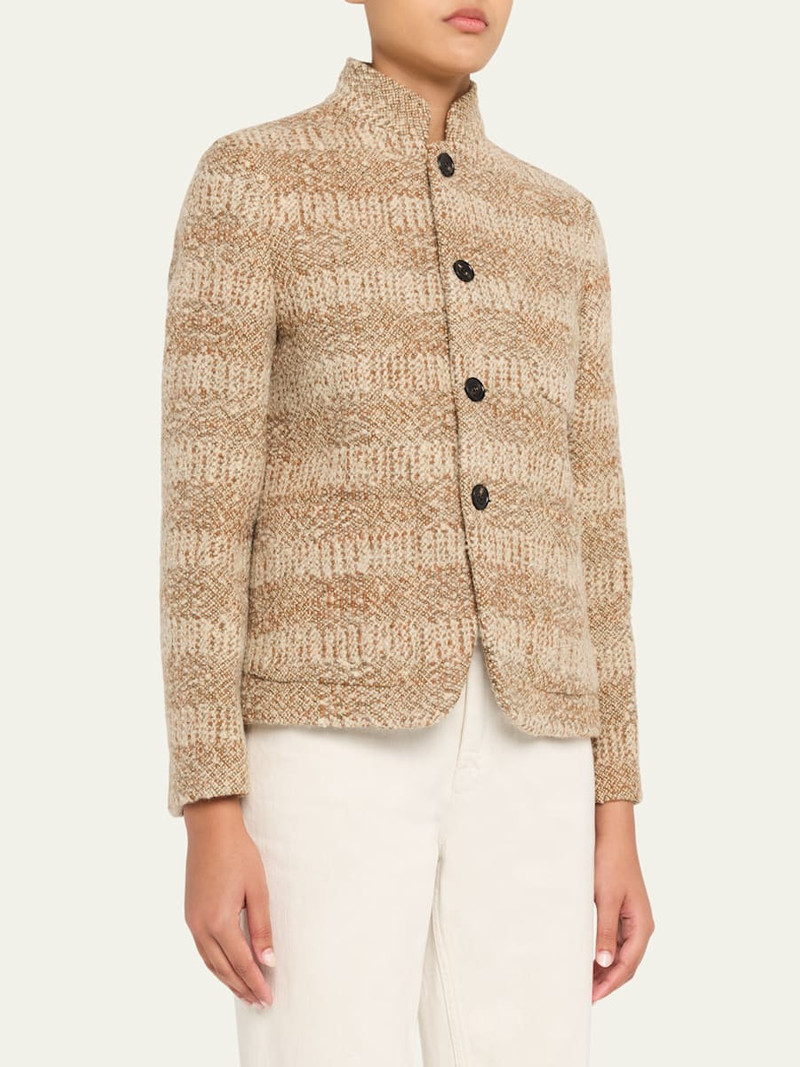 Loro Piana Spagna Wool Mini Single-Breasted Jacket outlook