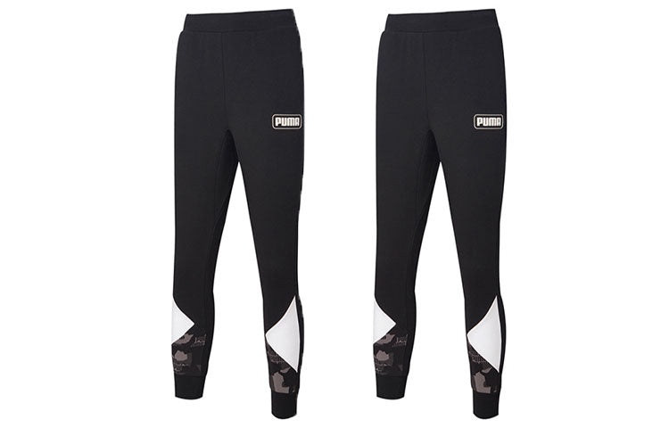 PUMA Rebel Camo AOP Sweatpants 'Black' 585022-01 - 6