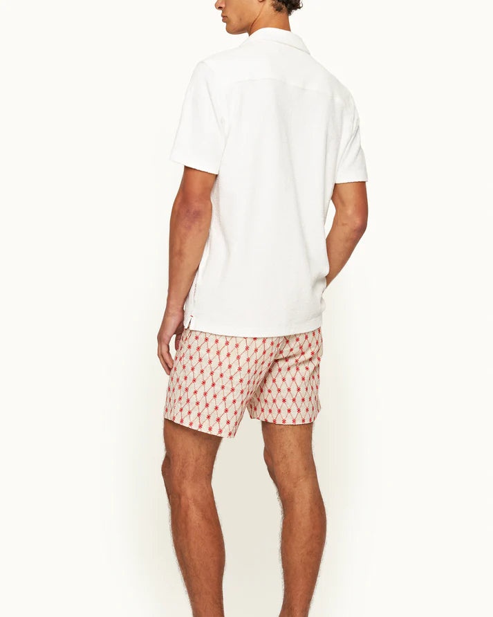 Alex Shorts Lattice Summer Red-White Sand - 3