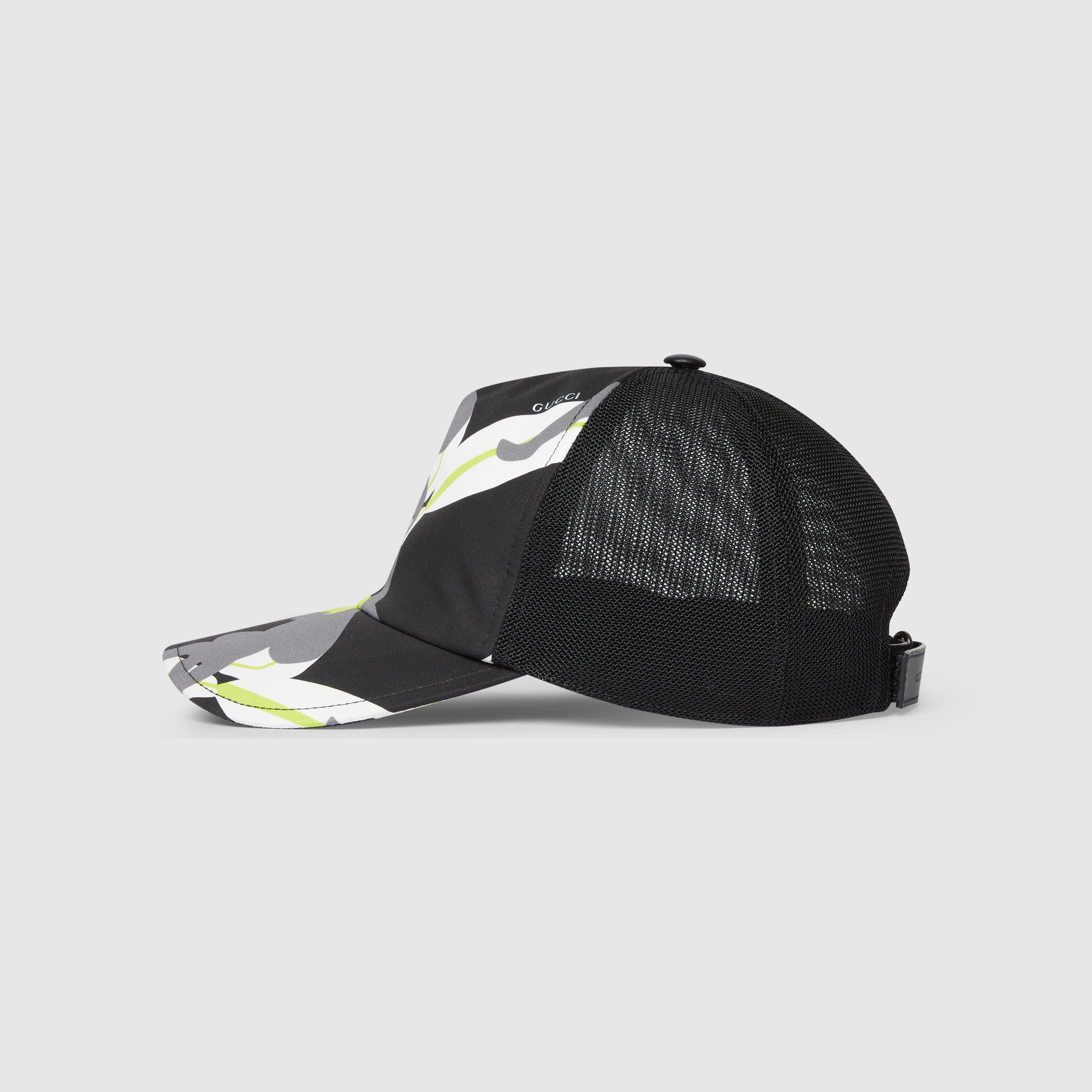 Printed cotton canvas baseball hat - 2