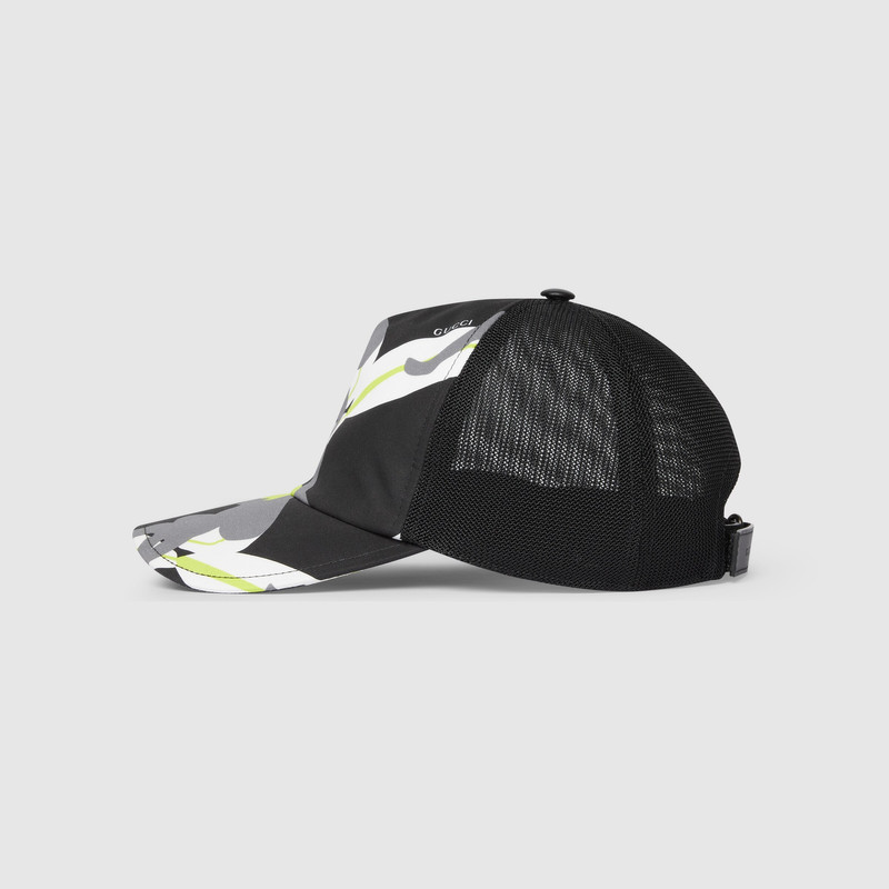 GUCCI Printed cotton canvas baseball hat outlook
