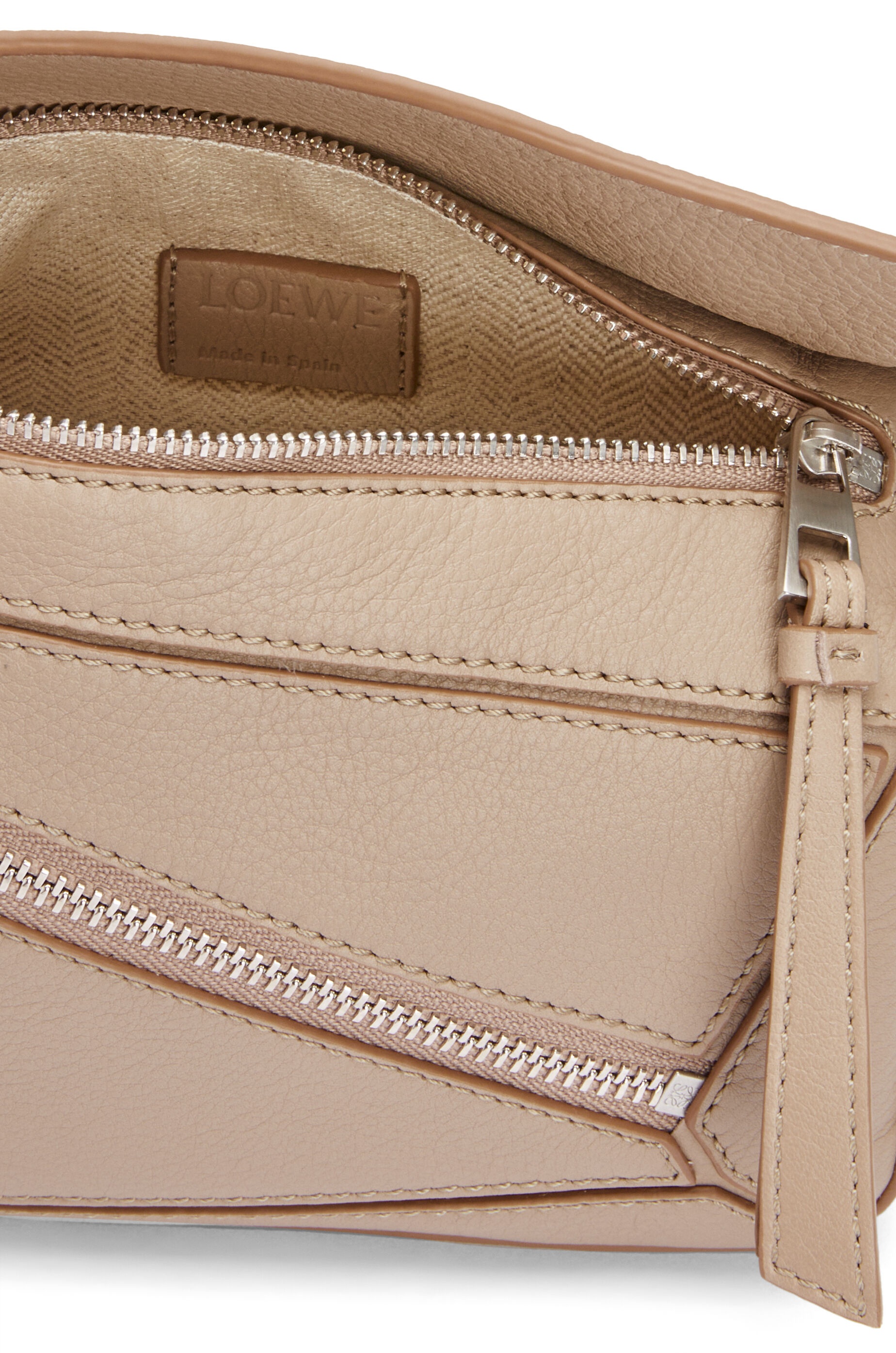Mini Puzzle bumbag in classic calfskin - 6