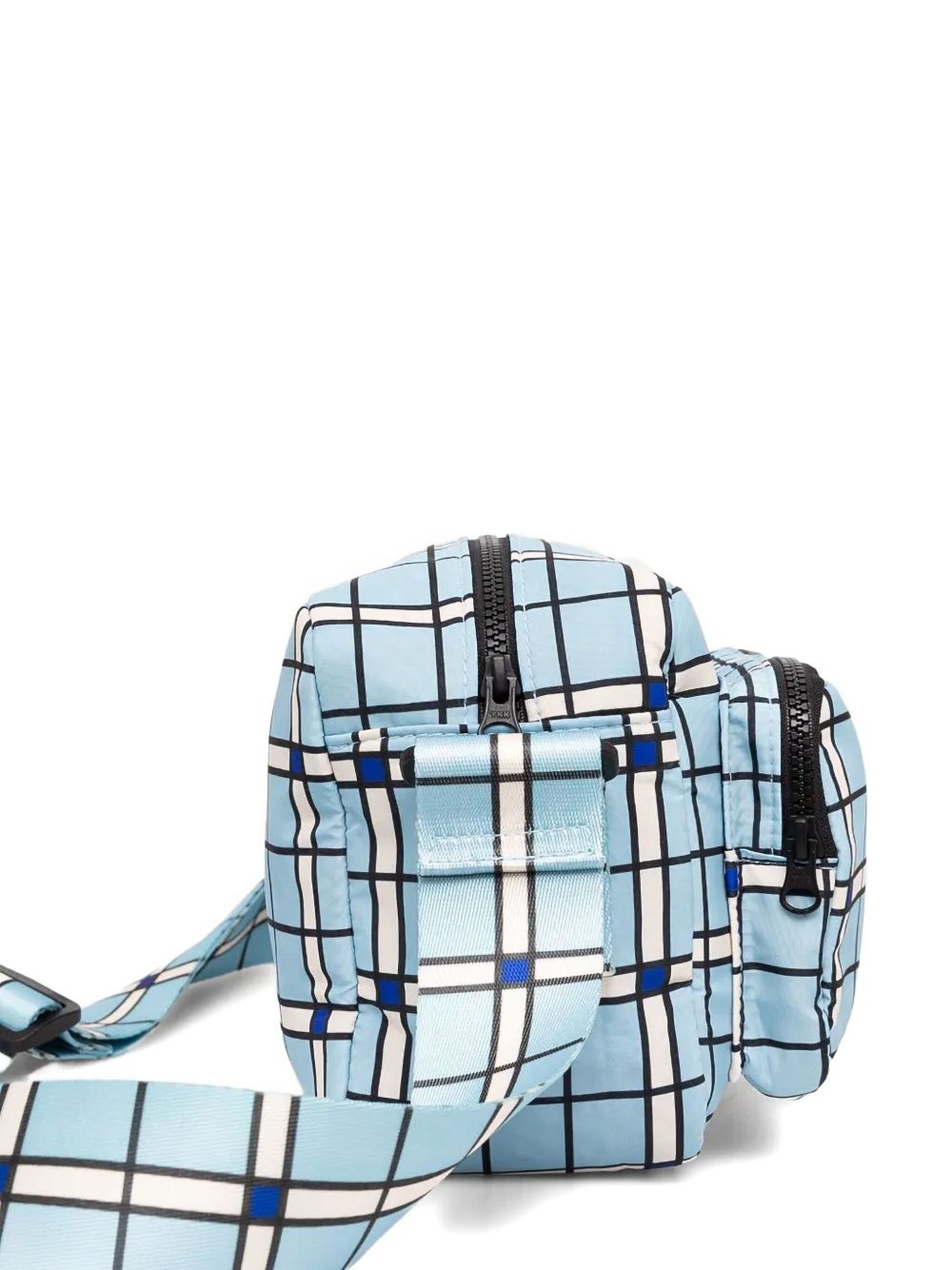 checked cross body bag - 3