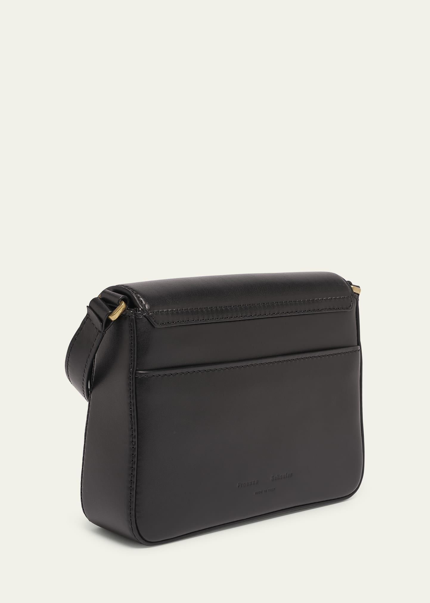 Buckle Box Leather Crossbody Bag - 3