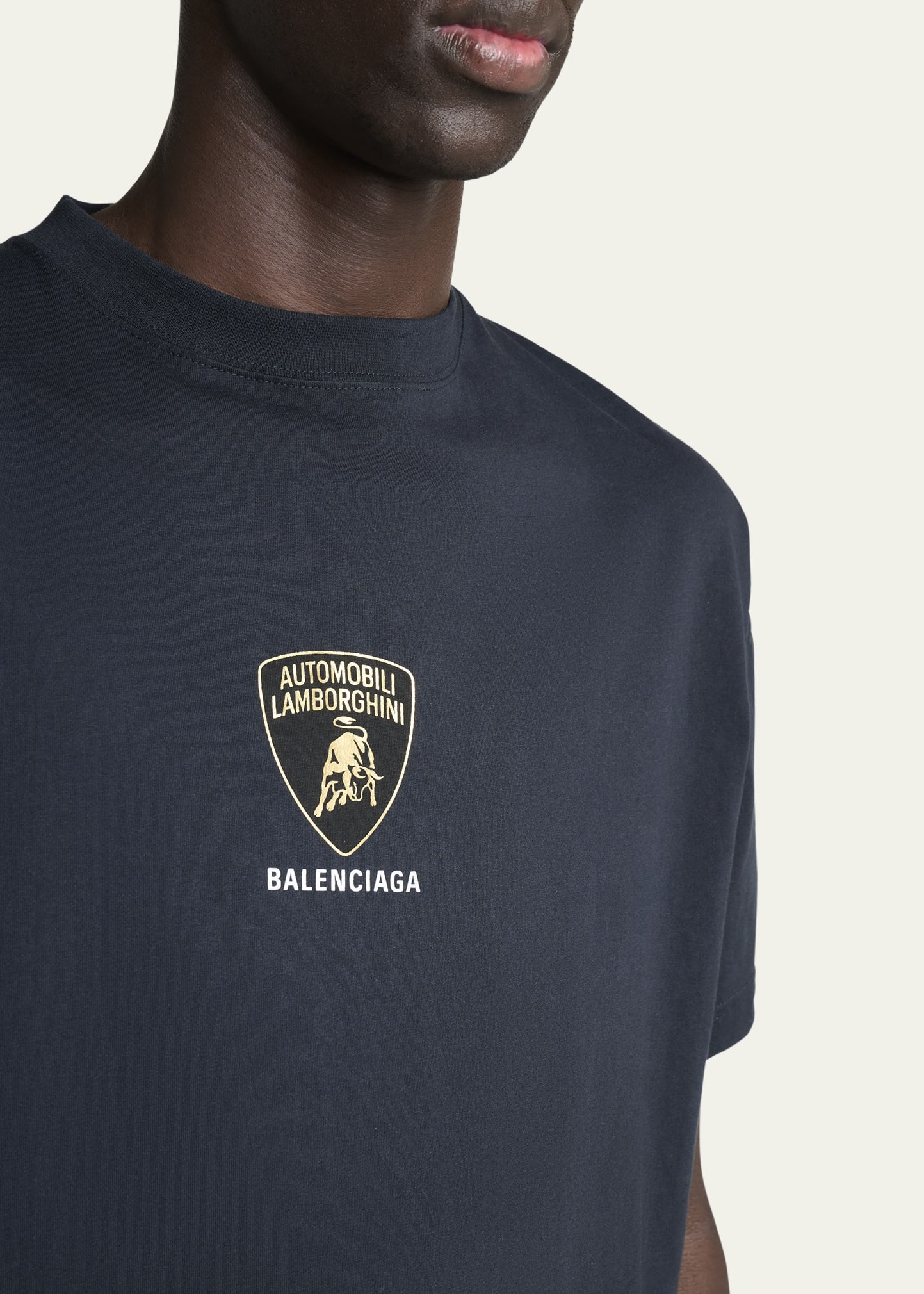 Men's Balenciaga x Automobili Lamborghini Printed T-Shirt - 5