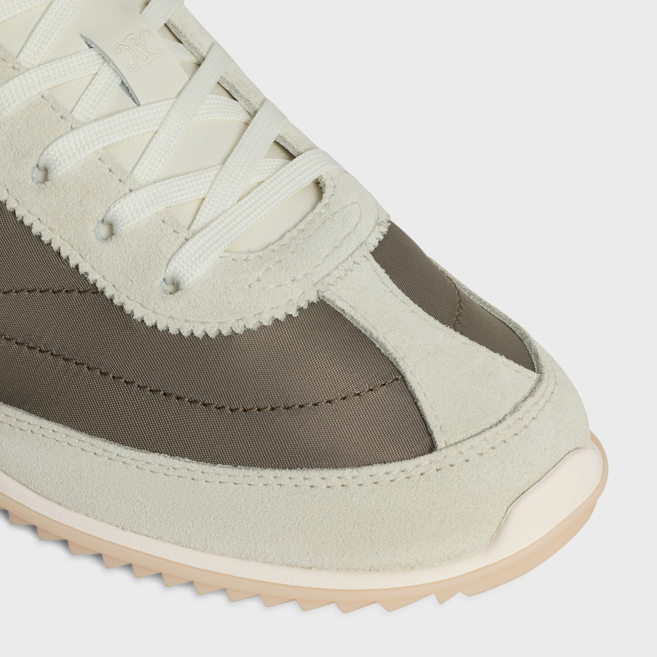 CELINE RACER - LOW TOP SNEAKER IN NYLON, SUEDE CALFSKIN AND CALFSKIN - 4