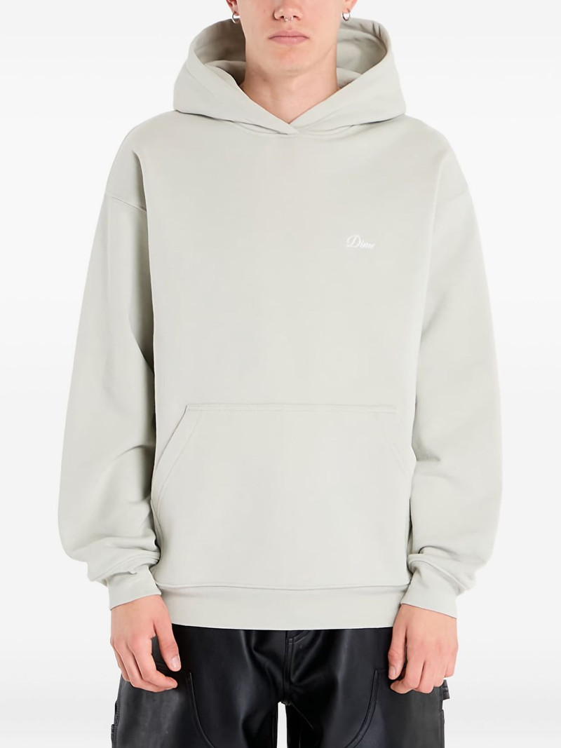 Cursive Small Logo hoodie 1
