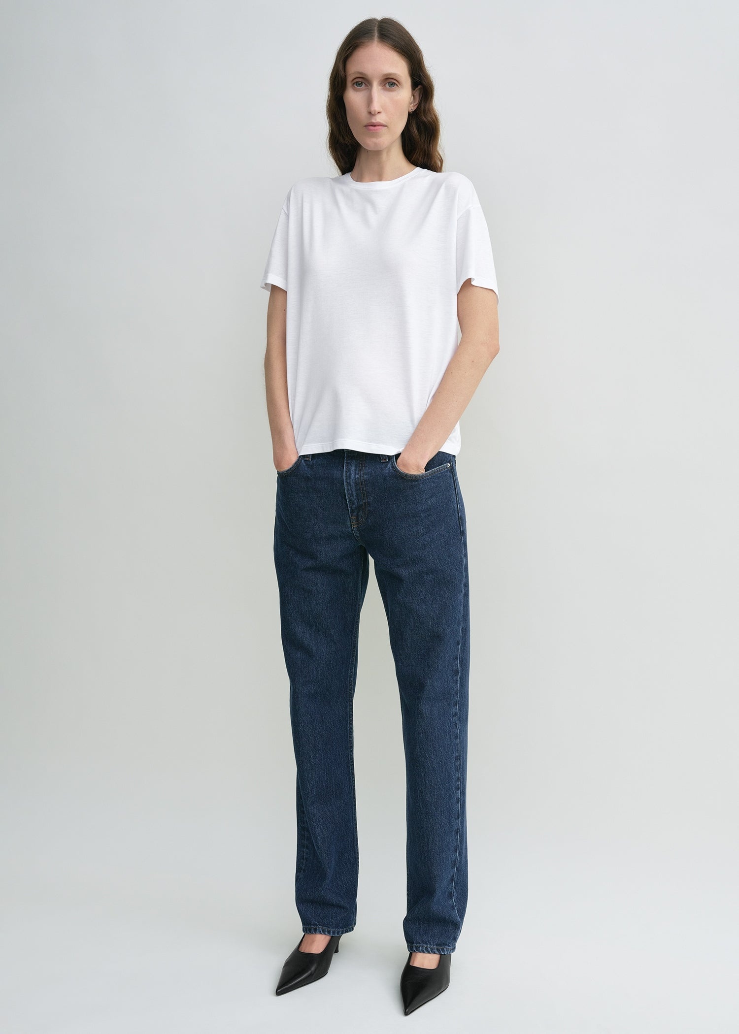 Low straight denim indigo - 2