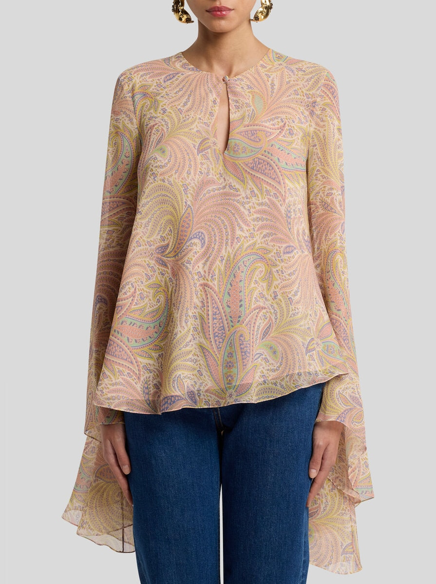 ASYMMETRIC SILK TOP - 2