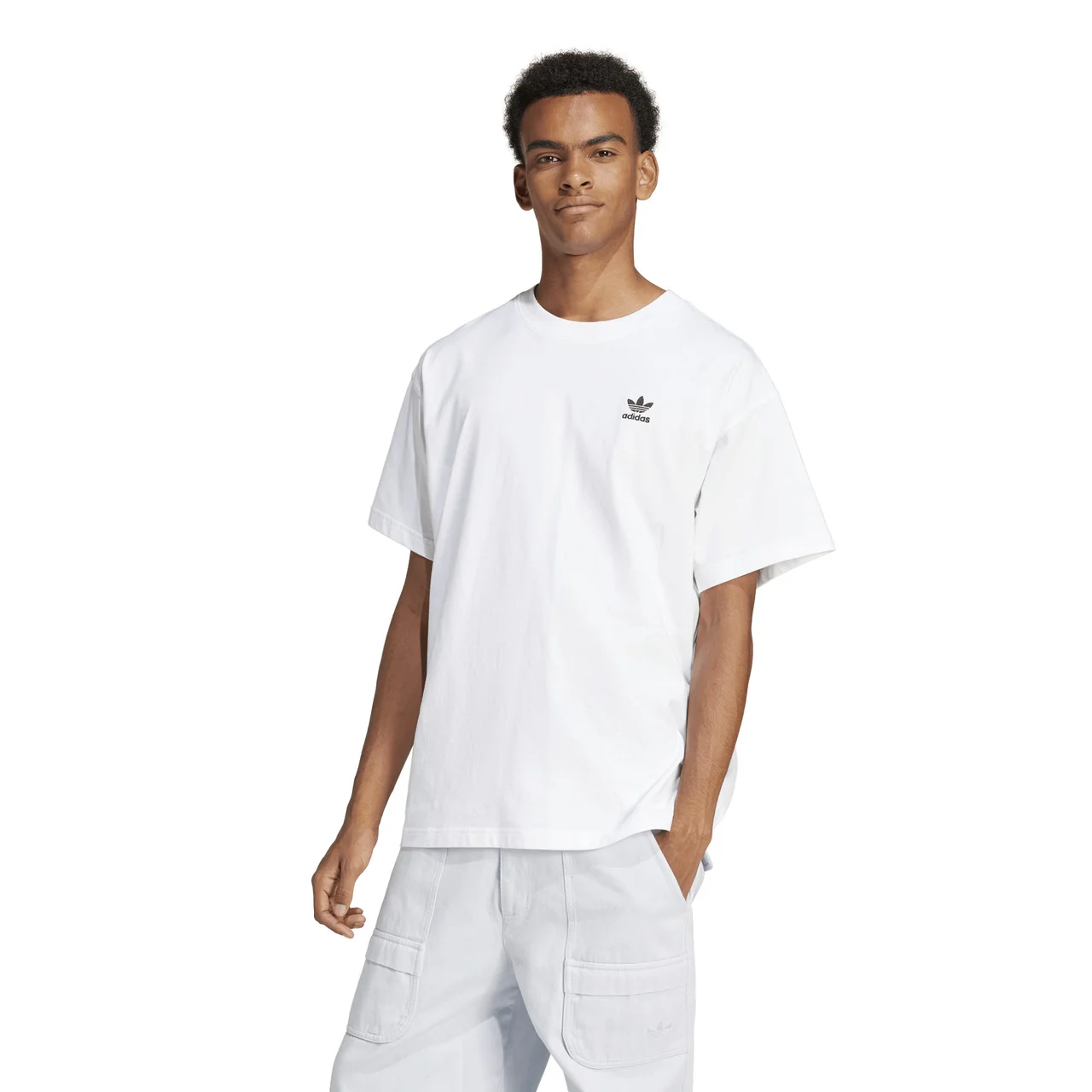 adidas Mens adidas Trefoil Essentials OS T-Shirt - 1