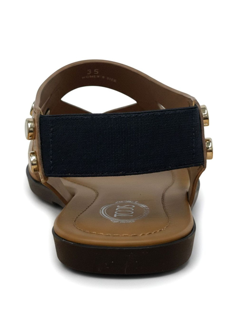 Tod's button leather sandals outlook