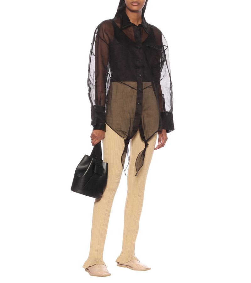 Acne Studios Sheer cotton blouse outlook