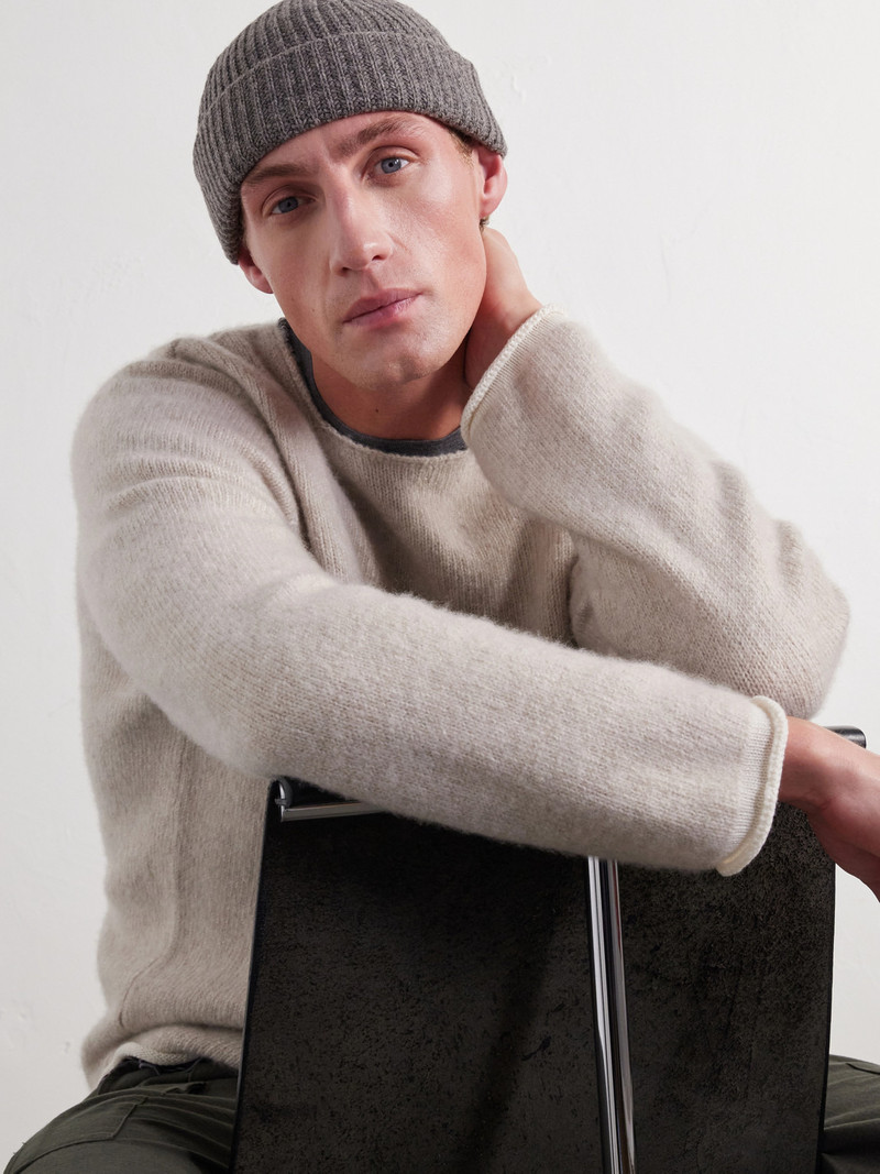 Sailor 6650 Ribbed Wool-Blend Beanie 3