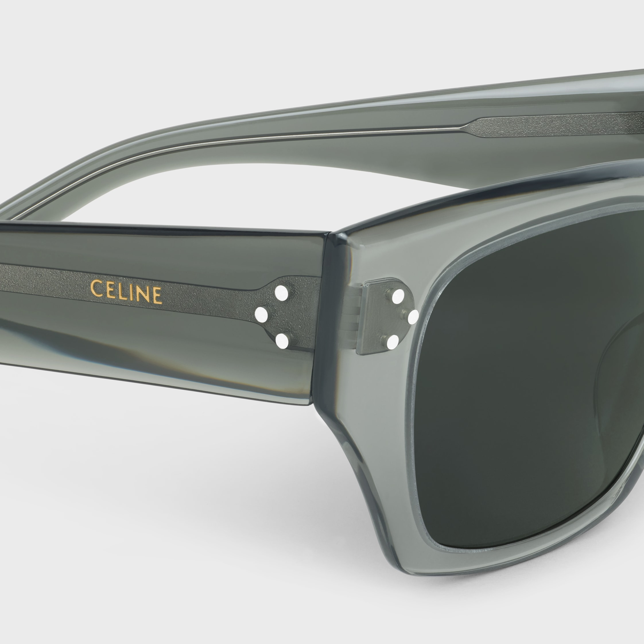 Black Frame 55 sunglasses in Acetate - 2