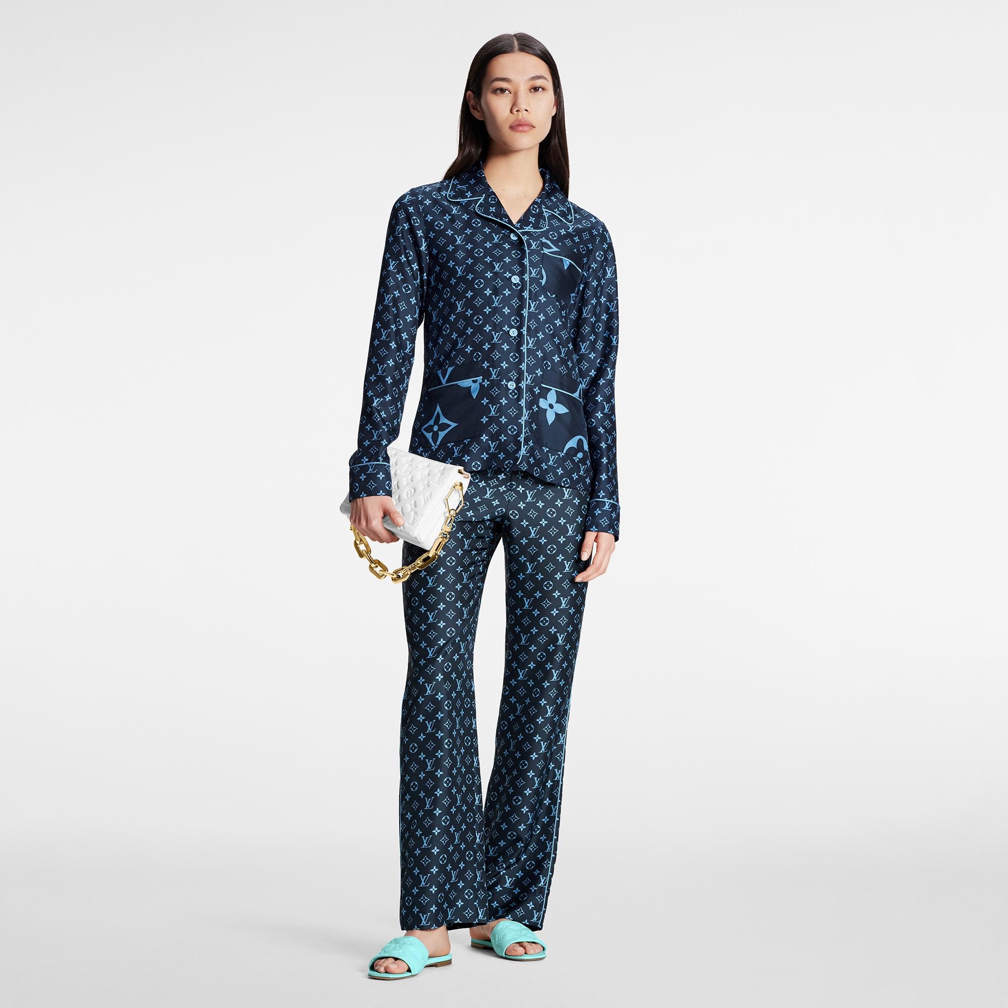 Louis Vuitton® Midnight Mixed Monogram Pajama Shirt  High fashion outfits,  Monogrammed pajamas, Pajama shirt