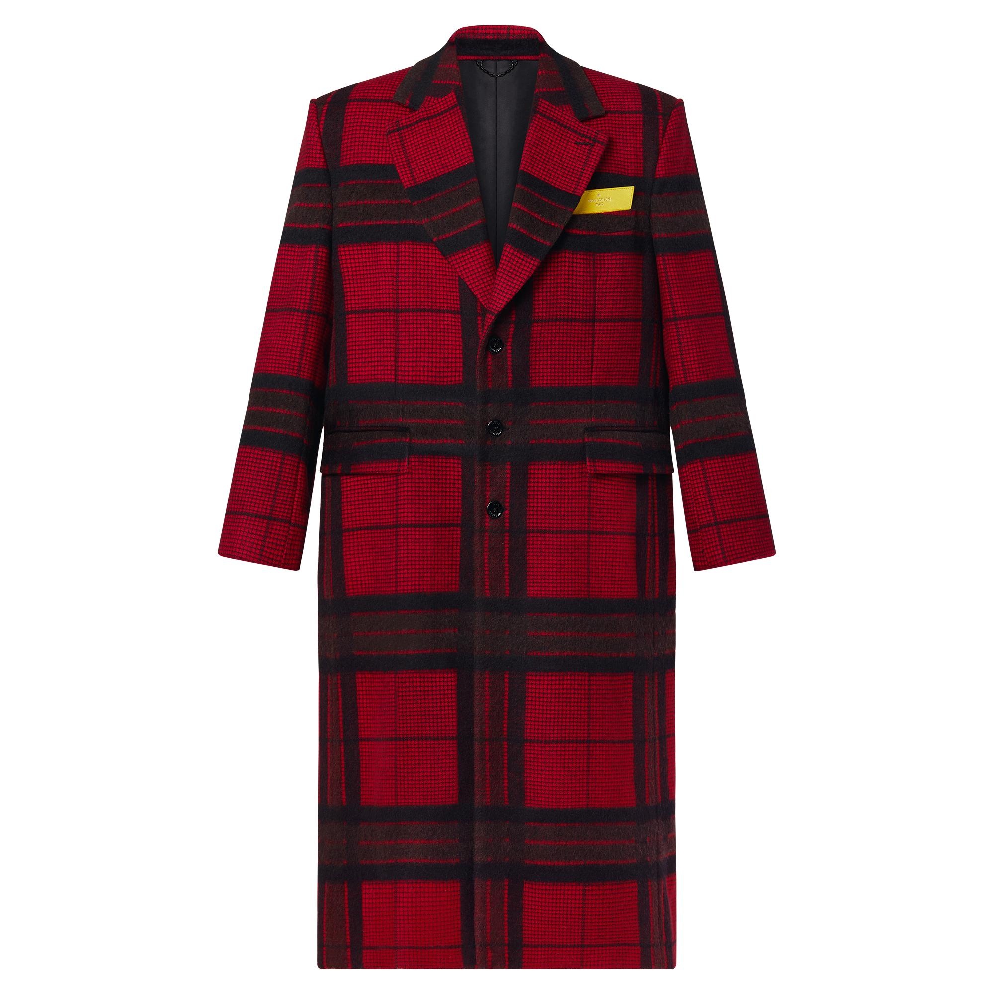 Tartan Check Extra Large Coat - 1