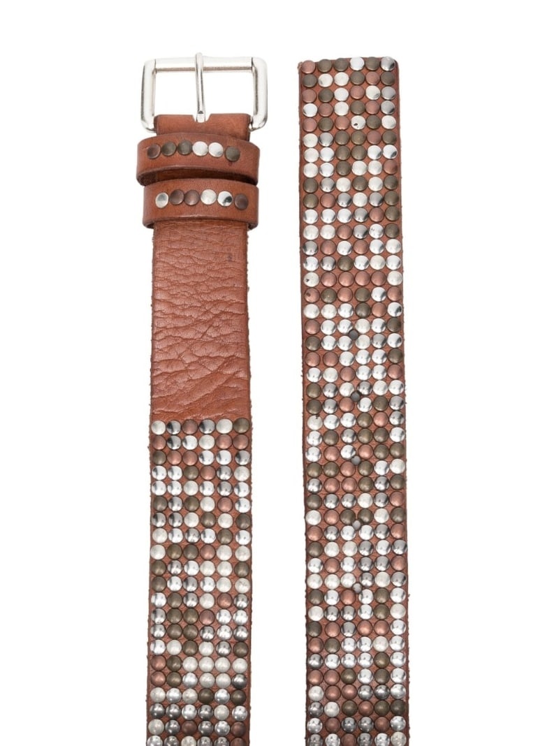 studded buckle belt - 2