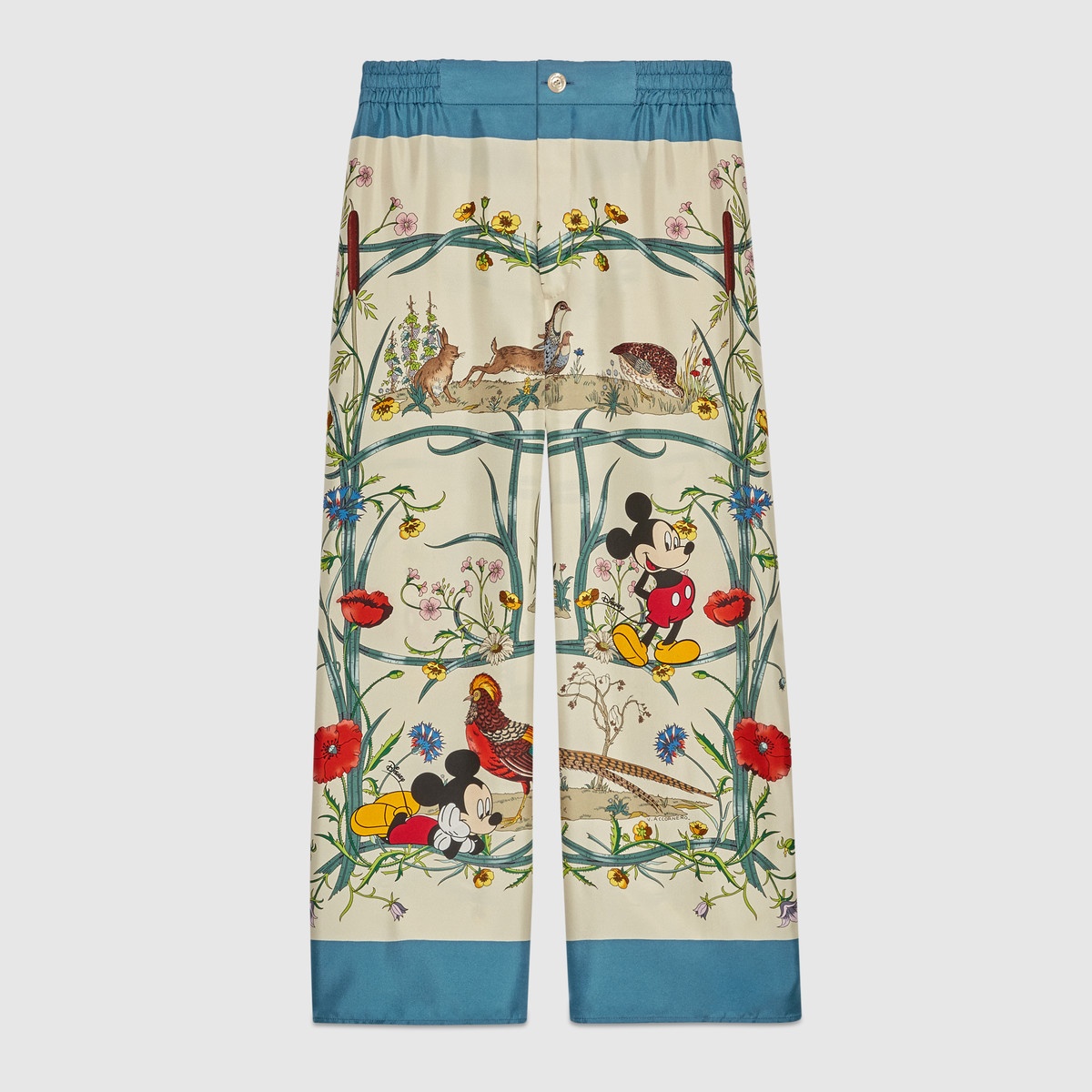 Disney x Gucci silk pajama pant - 1