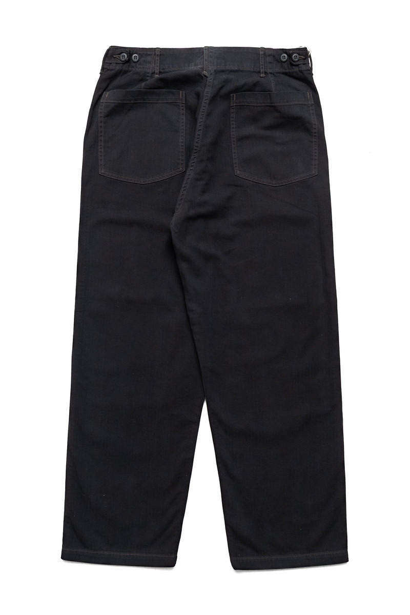 orSlow Herringbone Twill Summer Fatigue Pants - Black outlook
