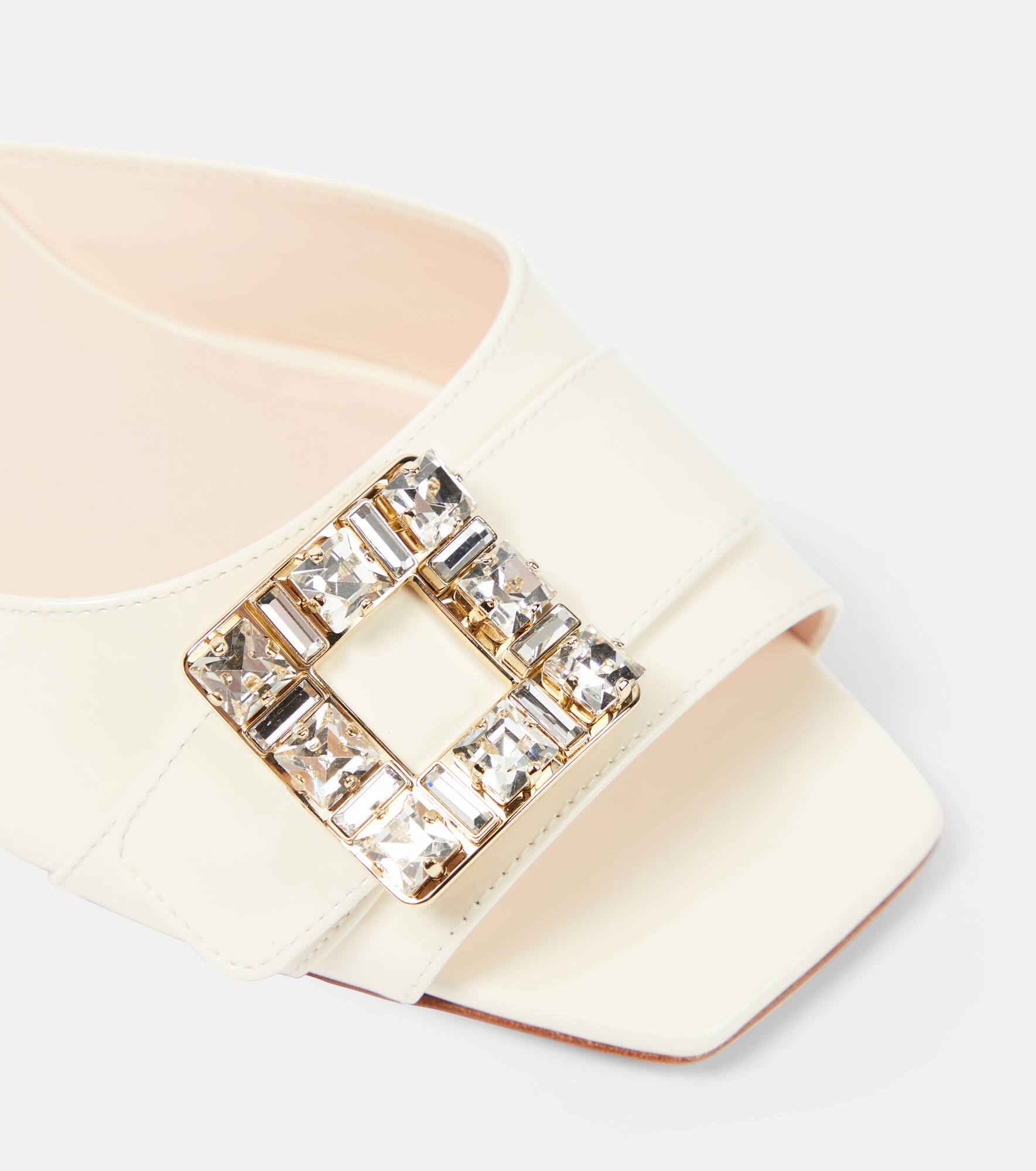 BikiViv embellished patent leather mules - 6
