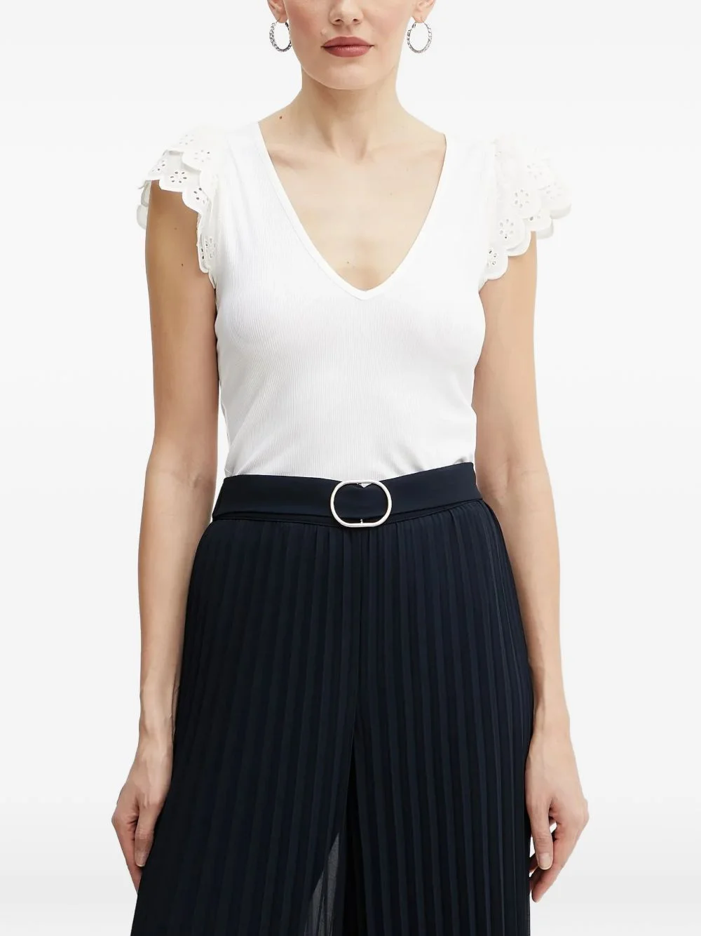 Dahlia V-neck top - 1