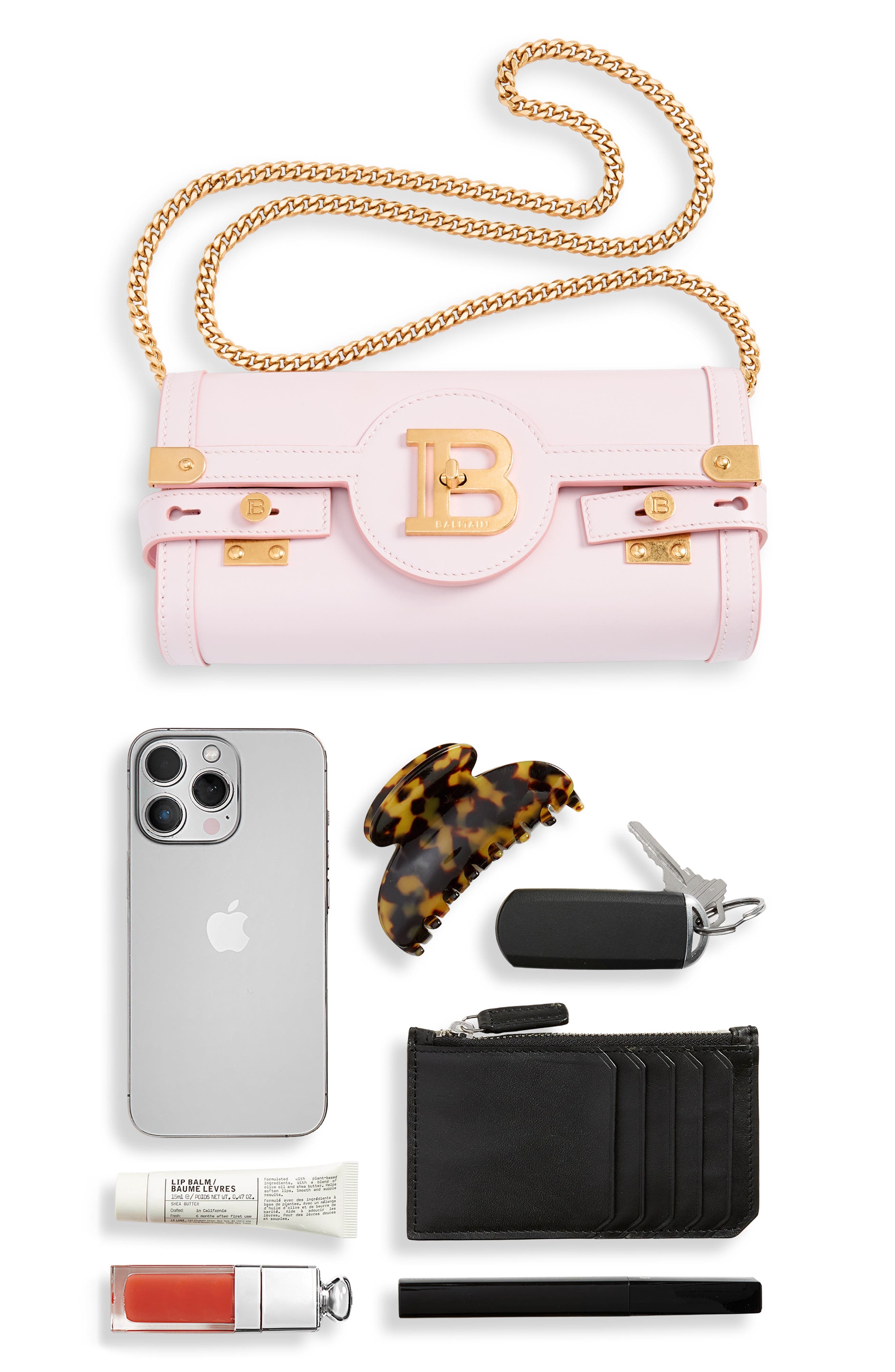 B-Buzz 23 Calfskin Leather Clutch - 6