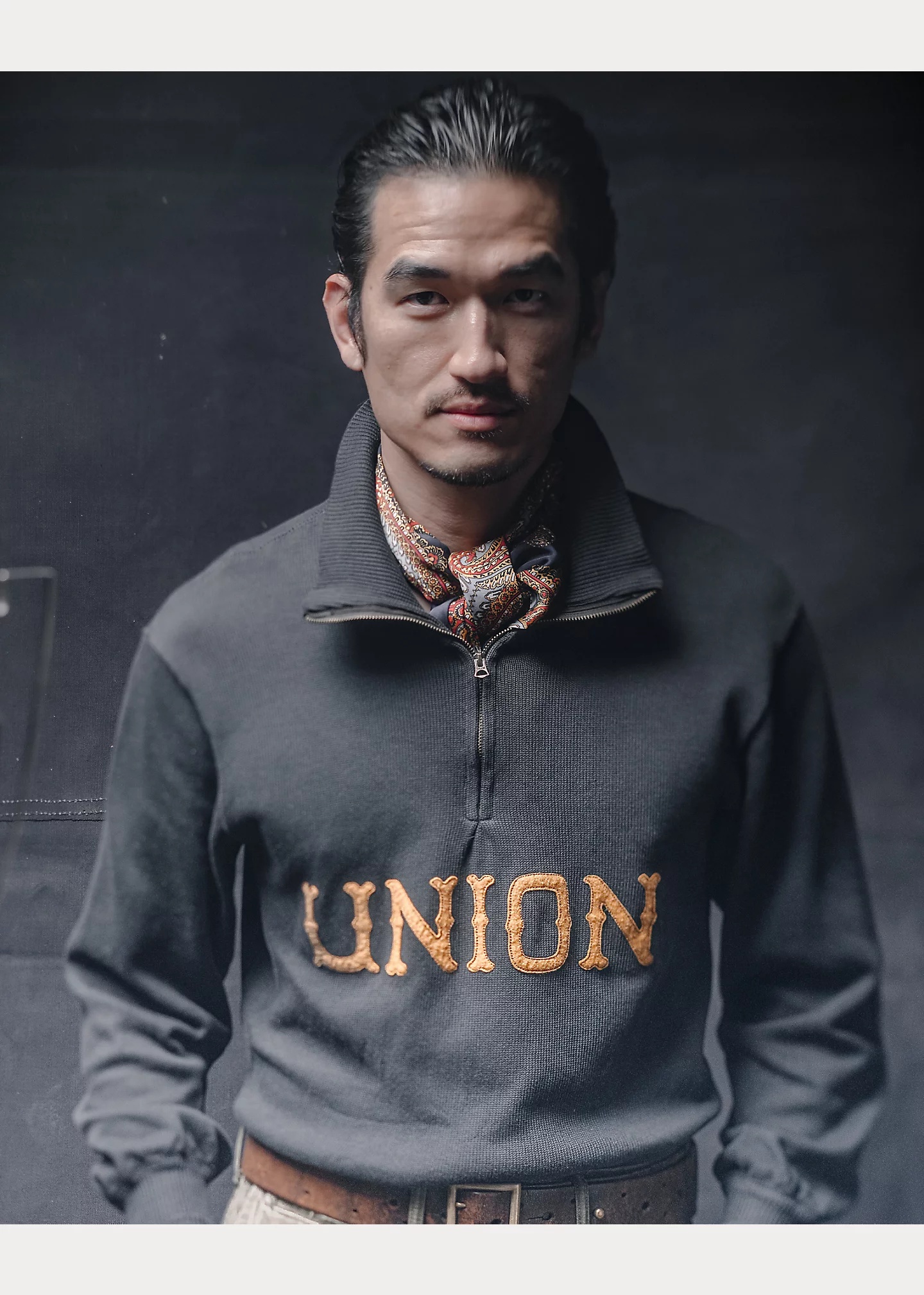 Appliquéd Jersey Quarter-Zip Pullover - 6