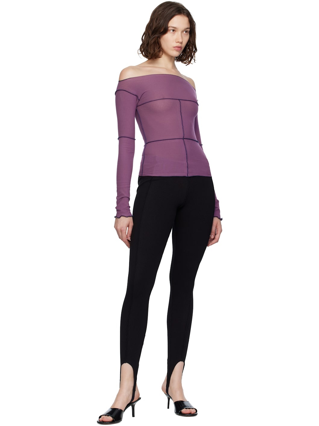 Purple Cinder Halter Top - 4
