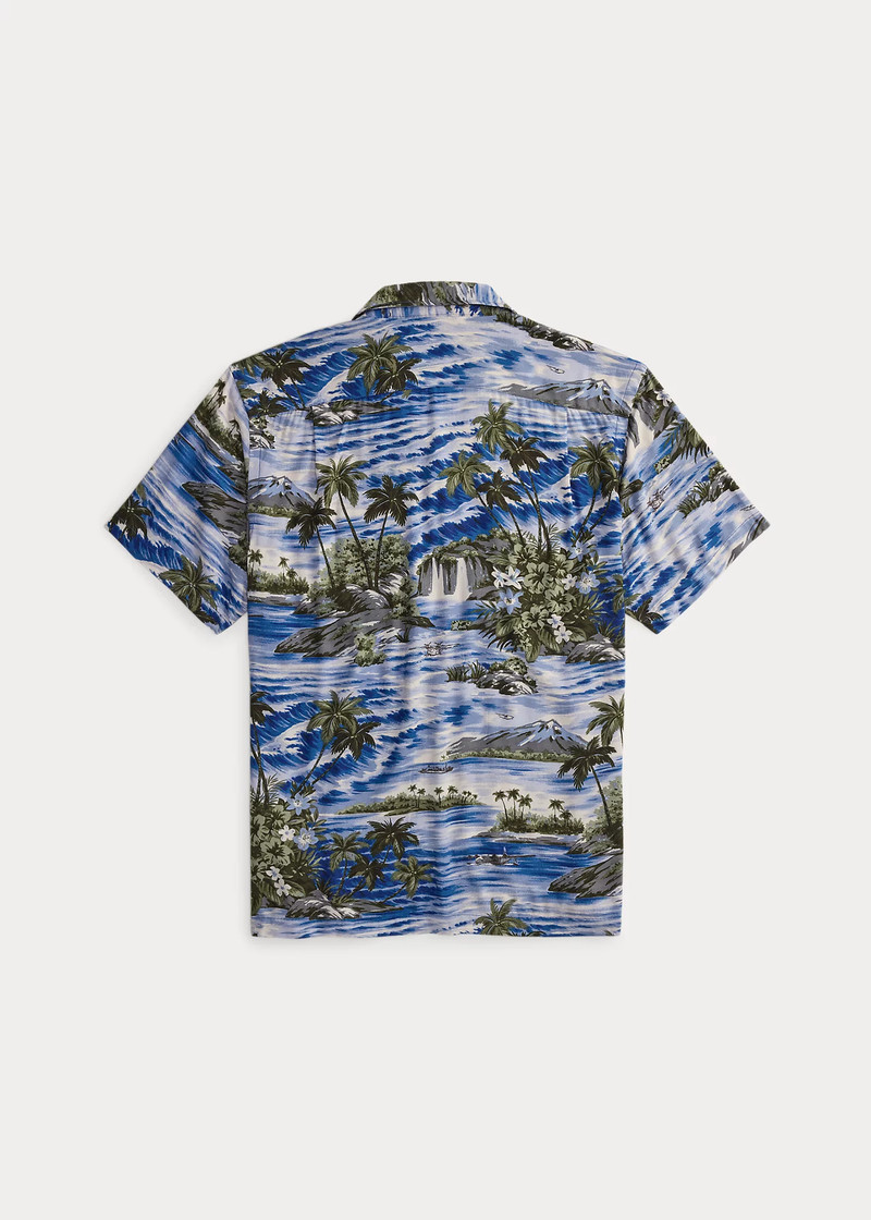 RRL by Ralph Lauren Tropical-Print Camp Shirt outlook