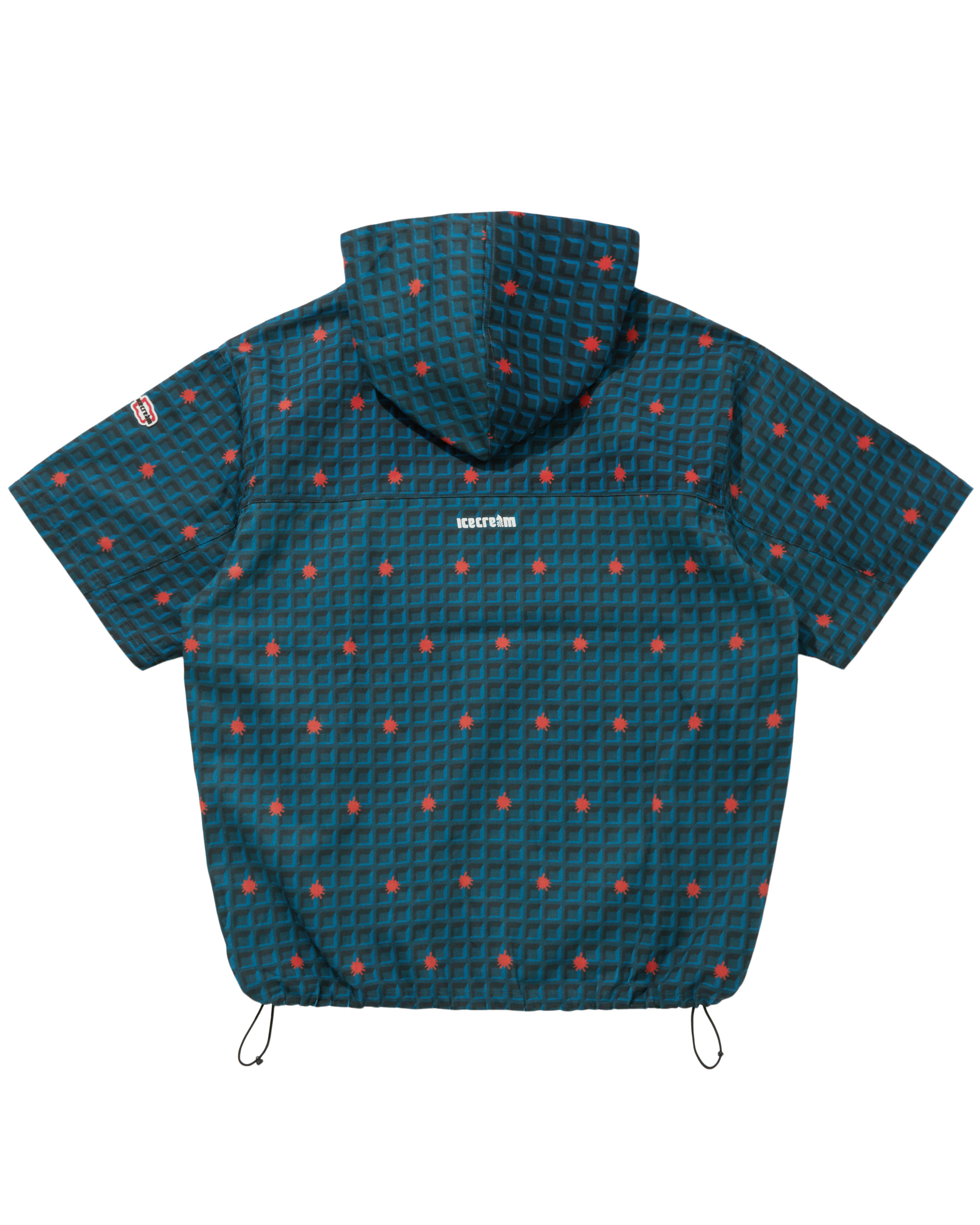 WAFFLE 2WAY HALF ZIP SHIRT JACKET - 4