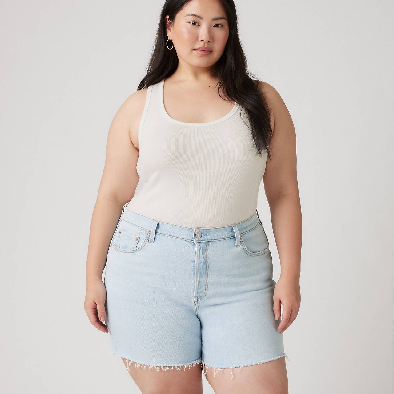 501® ORIGINAL FIT HIGH RISE WOMEN'S SHORTS (PLUS SIZE) - 6