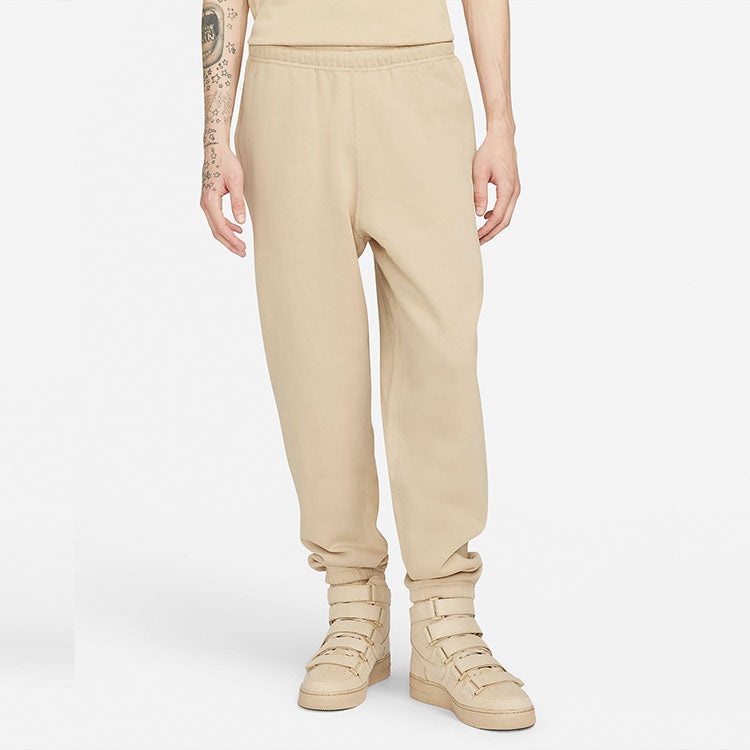 Nike x Billie Eilish Crossover Solid Color Sports Long Pants US Edition Couple Style Brown DQ7752-20 - 3