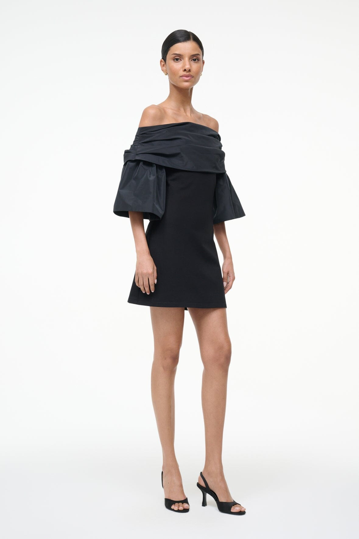STAUD HARPER DRESS BLACK - 4