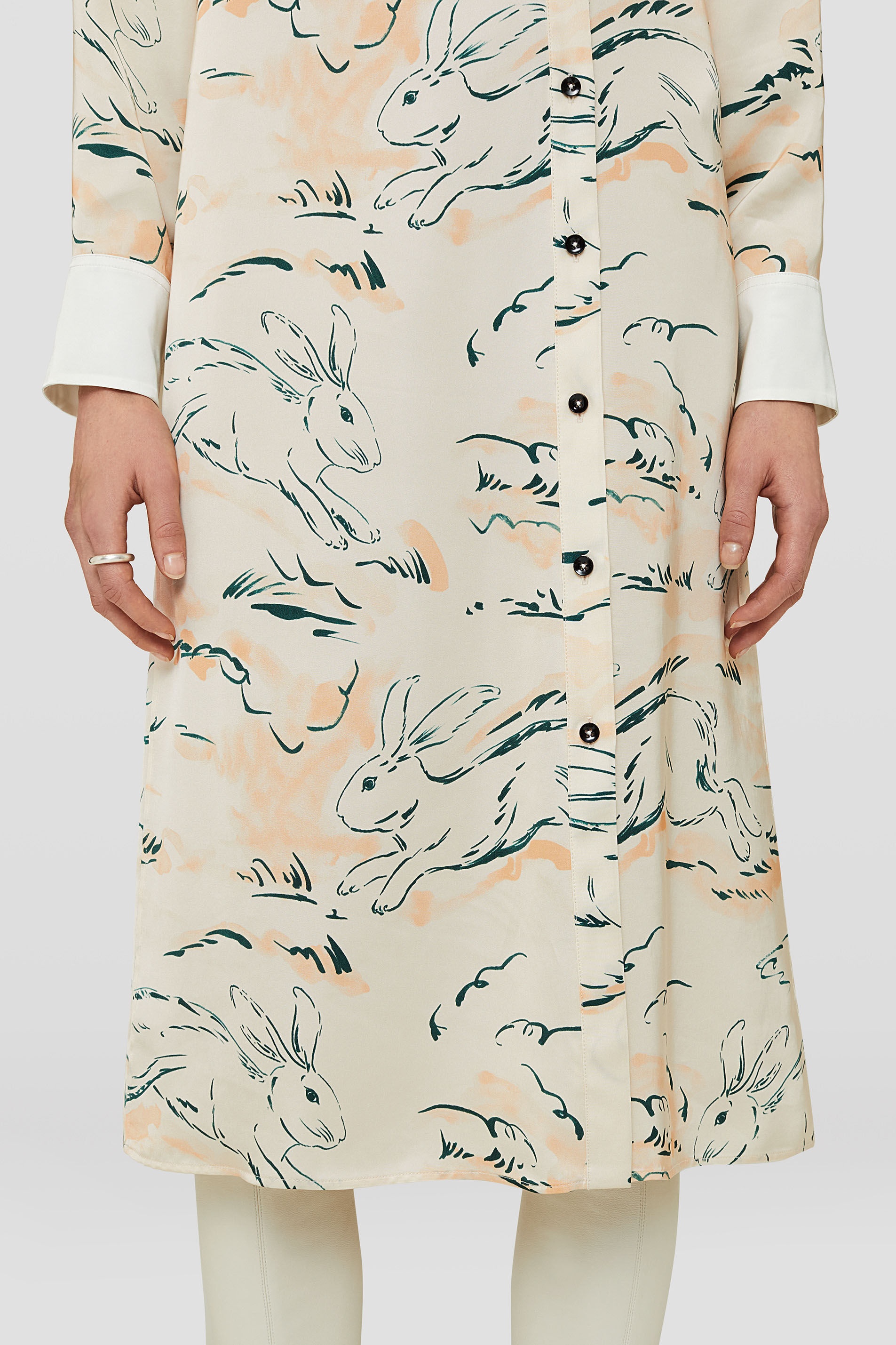 Rabbit Shirt Dress - 7