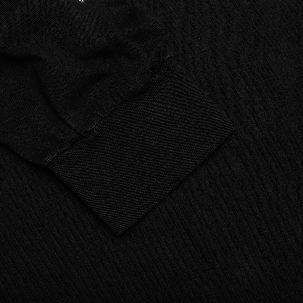 FOILS PIGMENT DYED L/S TEE - BLACK - 4