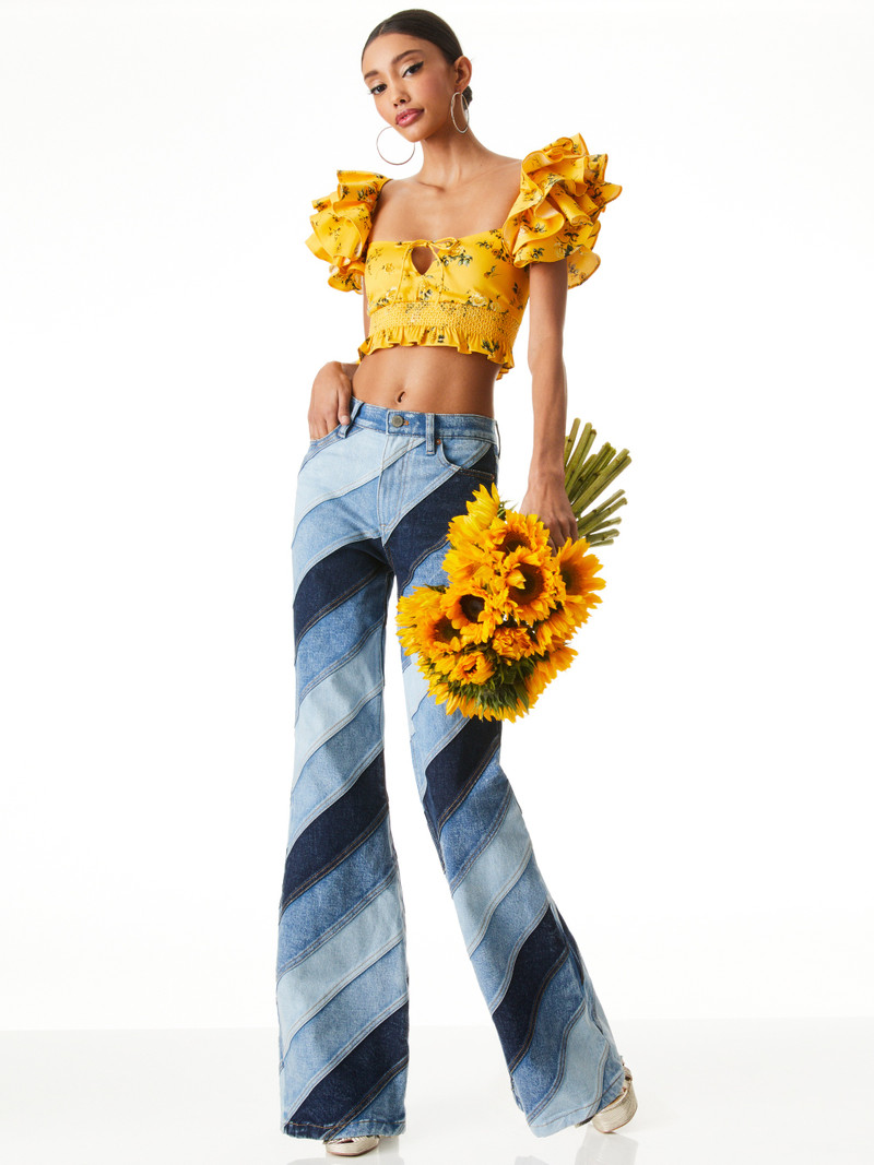 BEAUTIFUL WIDE FLARE JEAN 4