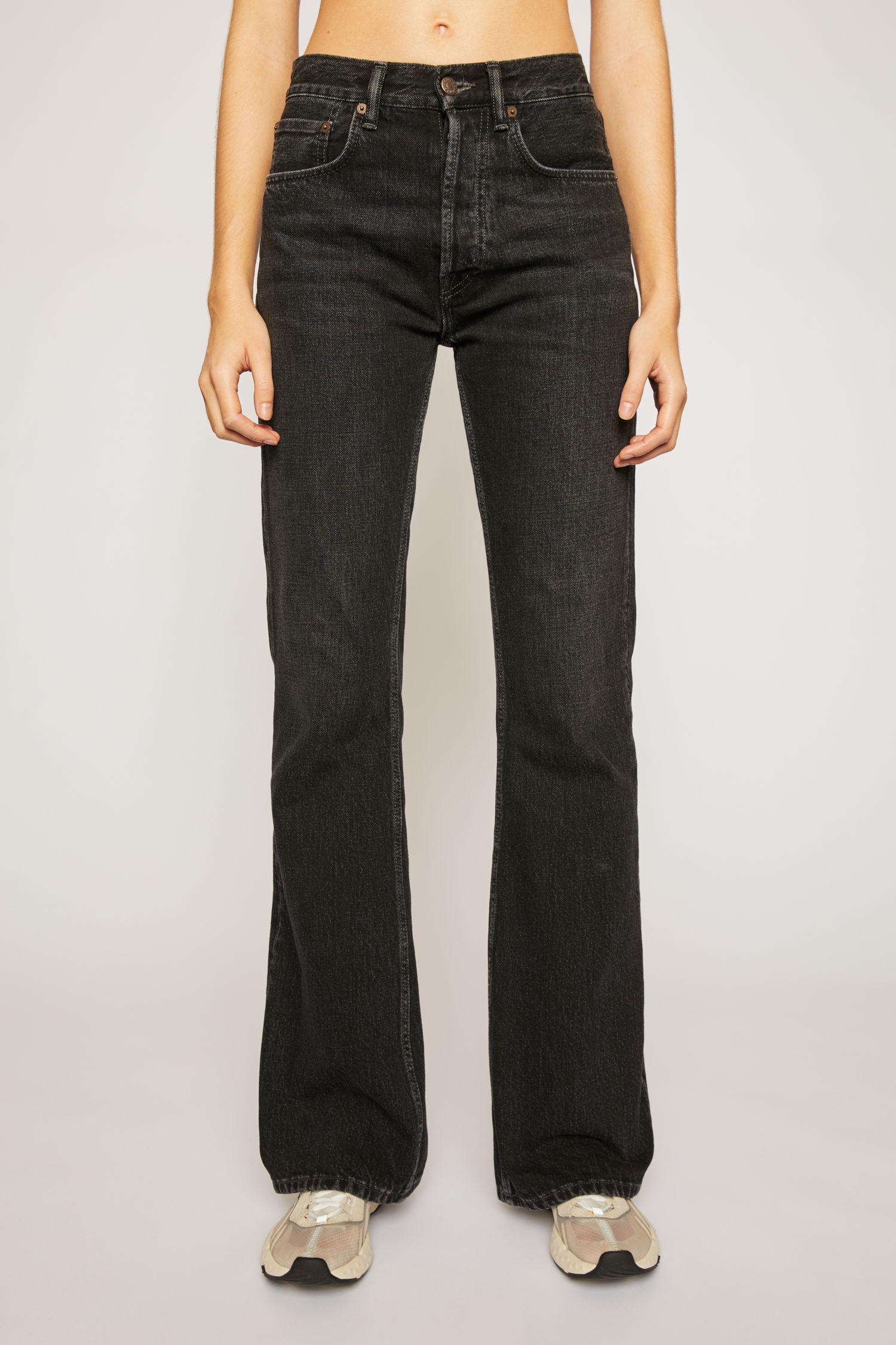 Relaxed bootcut jeans black - 2