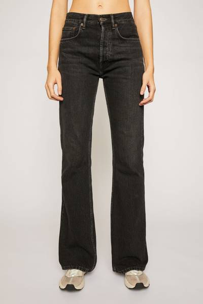 Acne Studios Relaxed bootcut jeans black outlook