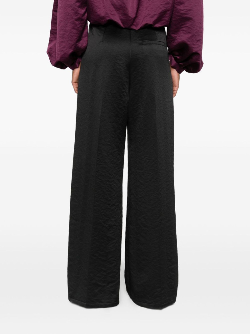 pleated cupro trousers 4
