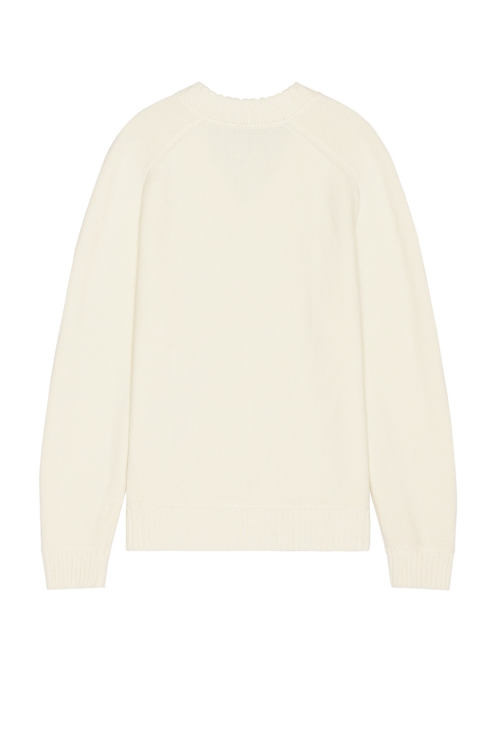Heavy Wool Cashmere V-Neck Sweater - 2