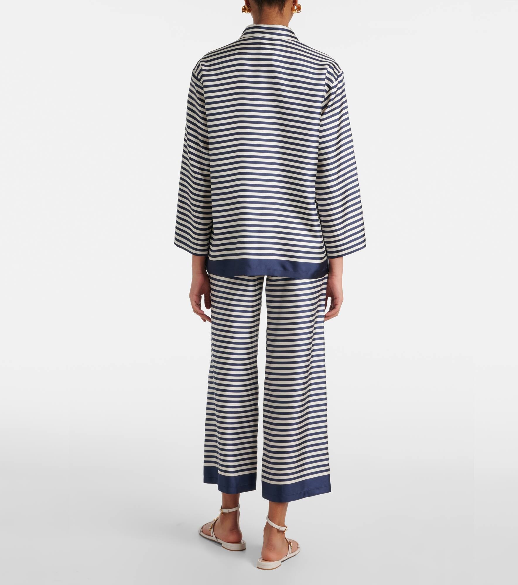 Maya striped silk shirt - 3