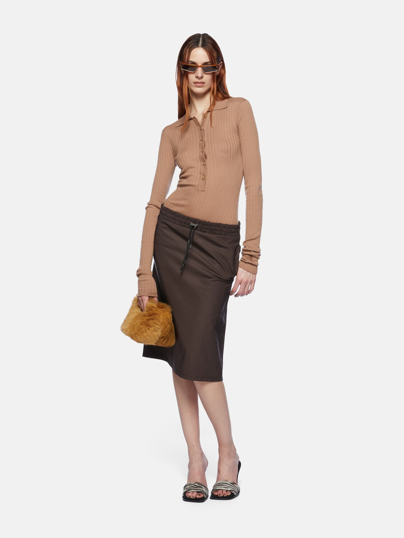 THE ATTICO CAMEL SWEATER outlook