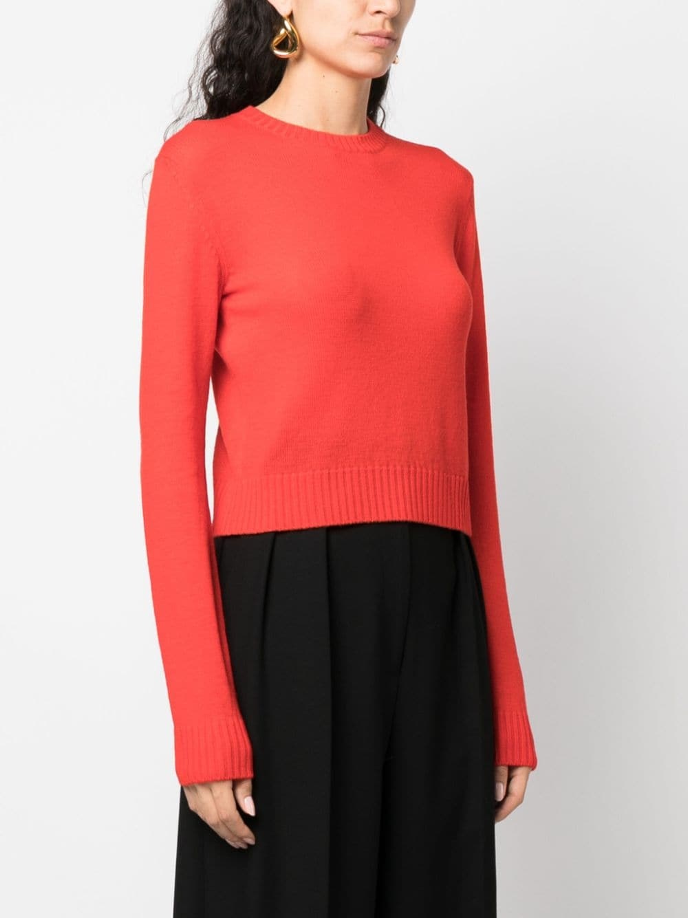 crew-neck wool jumper - 3